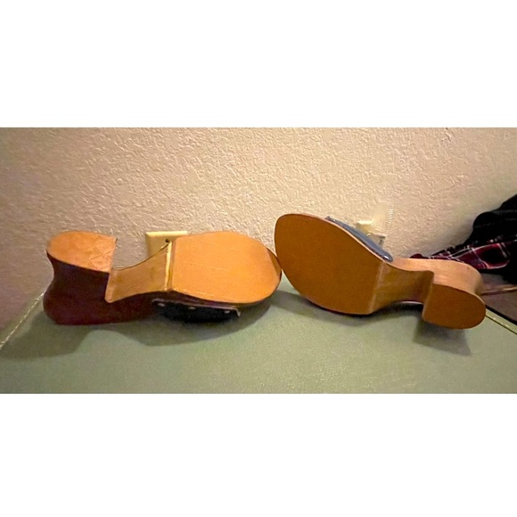 Vintage Denim Original Dr Scholl’s heeled Sandals size 10 - Picture 7 of 9